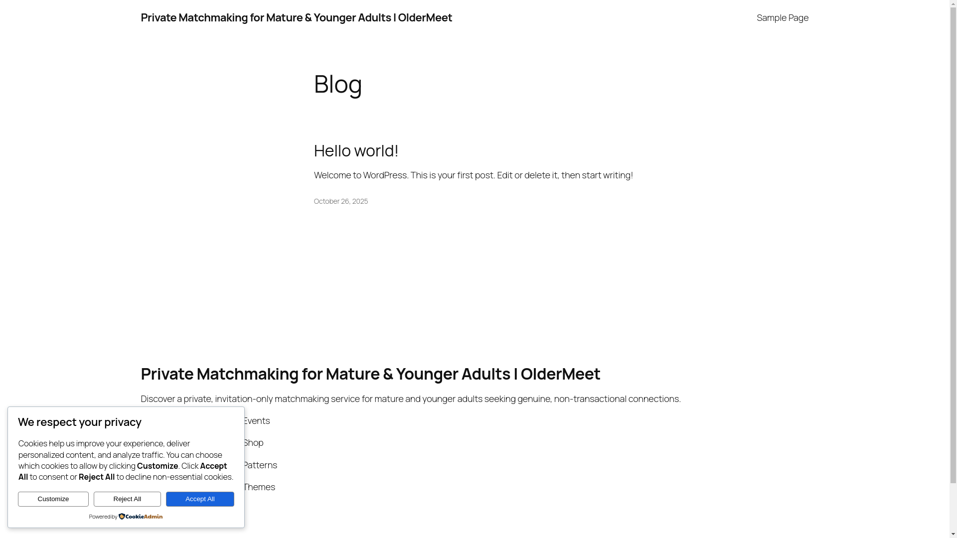 website screenshot of https://oldermeet.com/