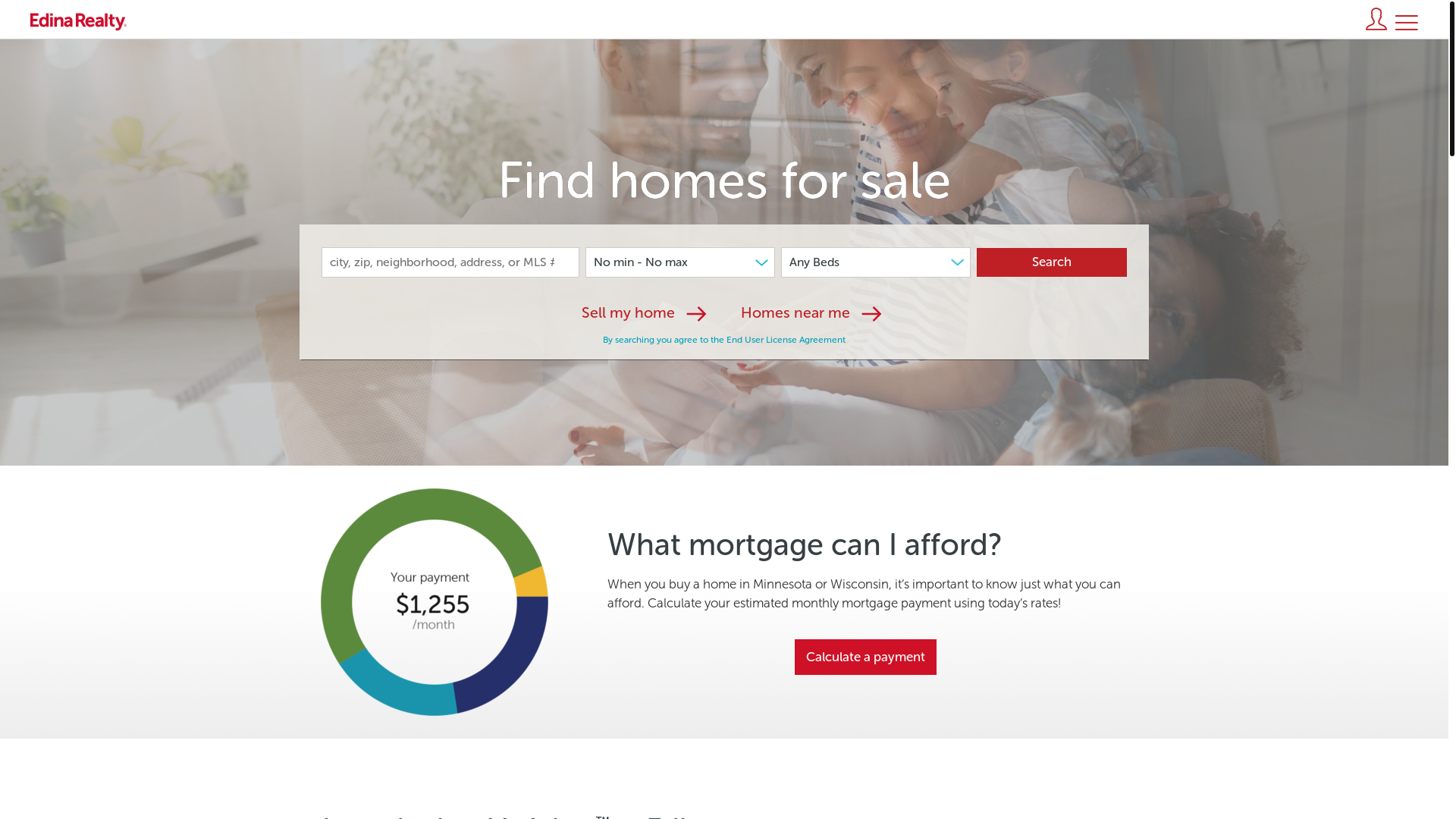 website screenshot of https://cassandrahomesearch.com/