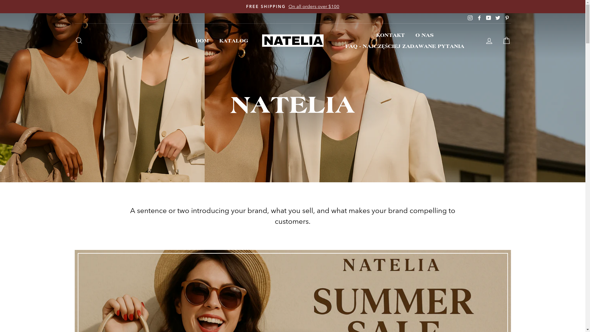 website screenshot of https://natelia.pl/