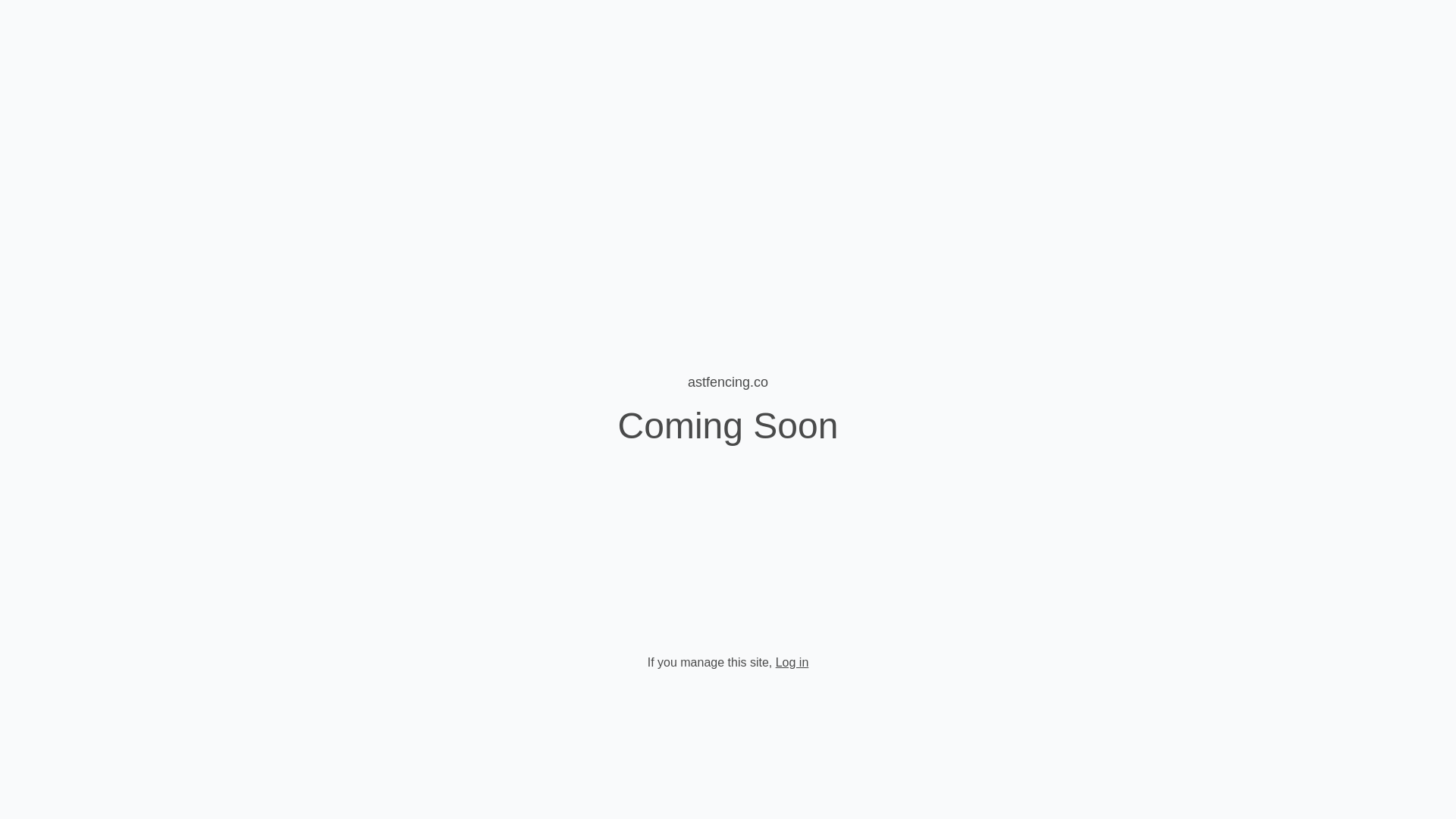 website screenshot of https://astfencing.co/