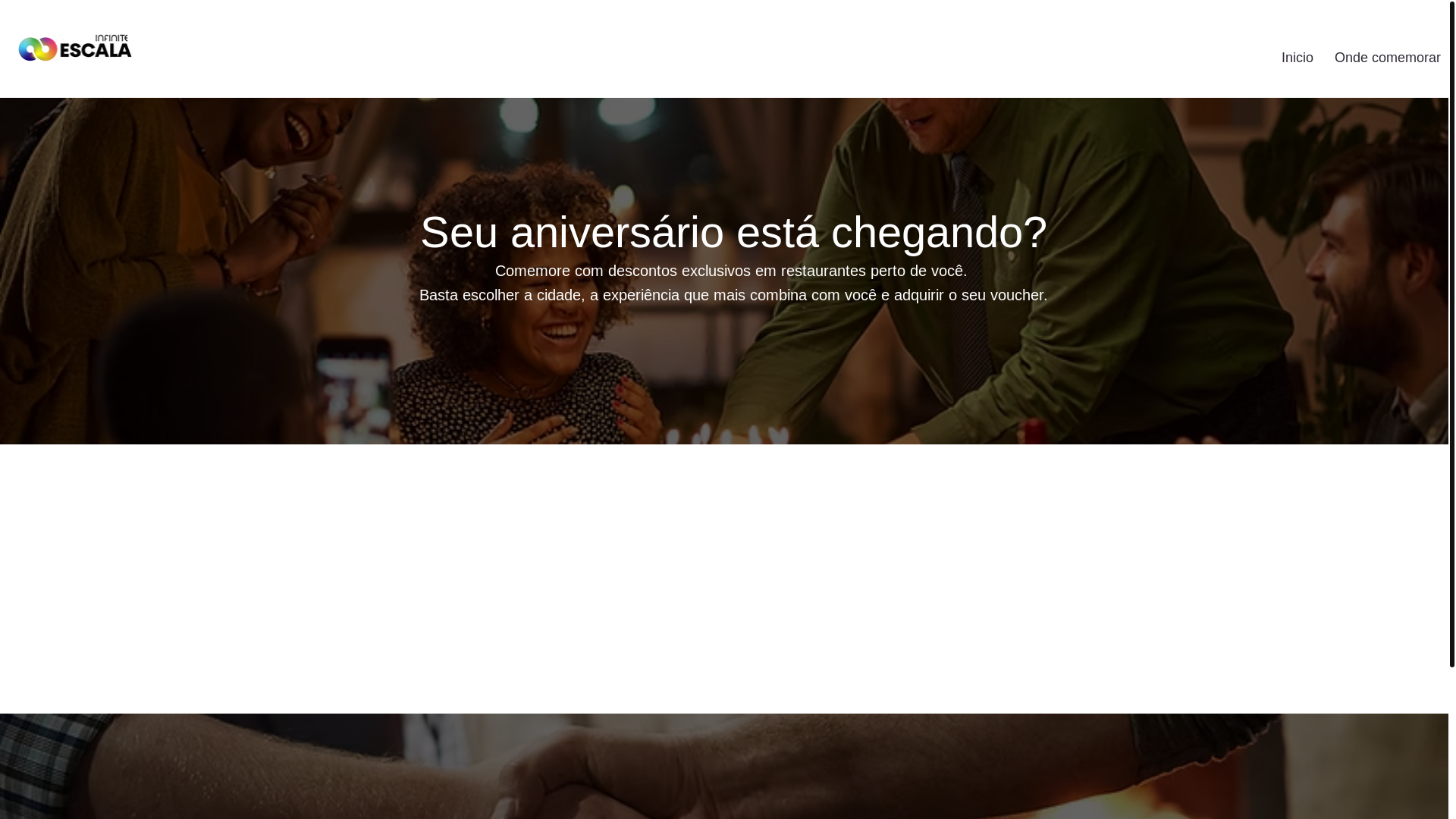 website screenshot of https://aniversariocomdesconto.com.br/