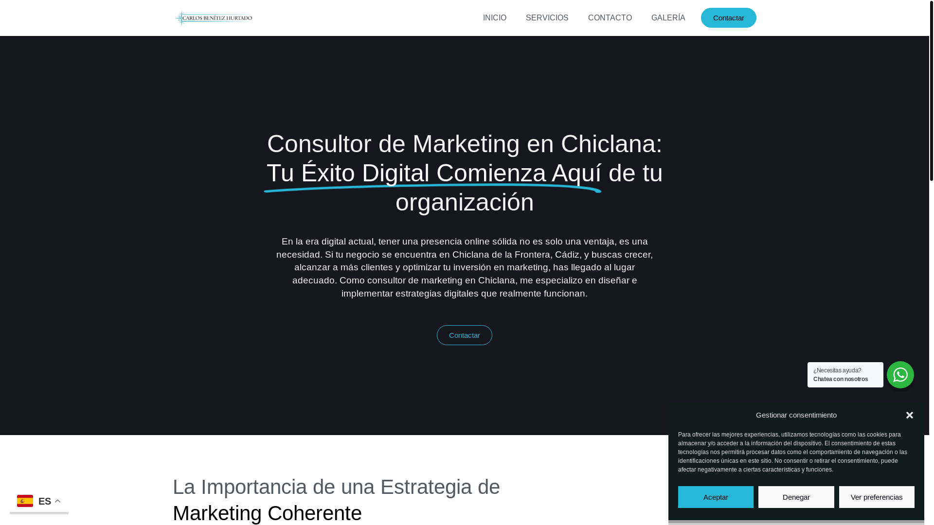 website screenshot of https://carlosestebanbenitezhurtado.es/