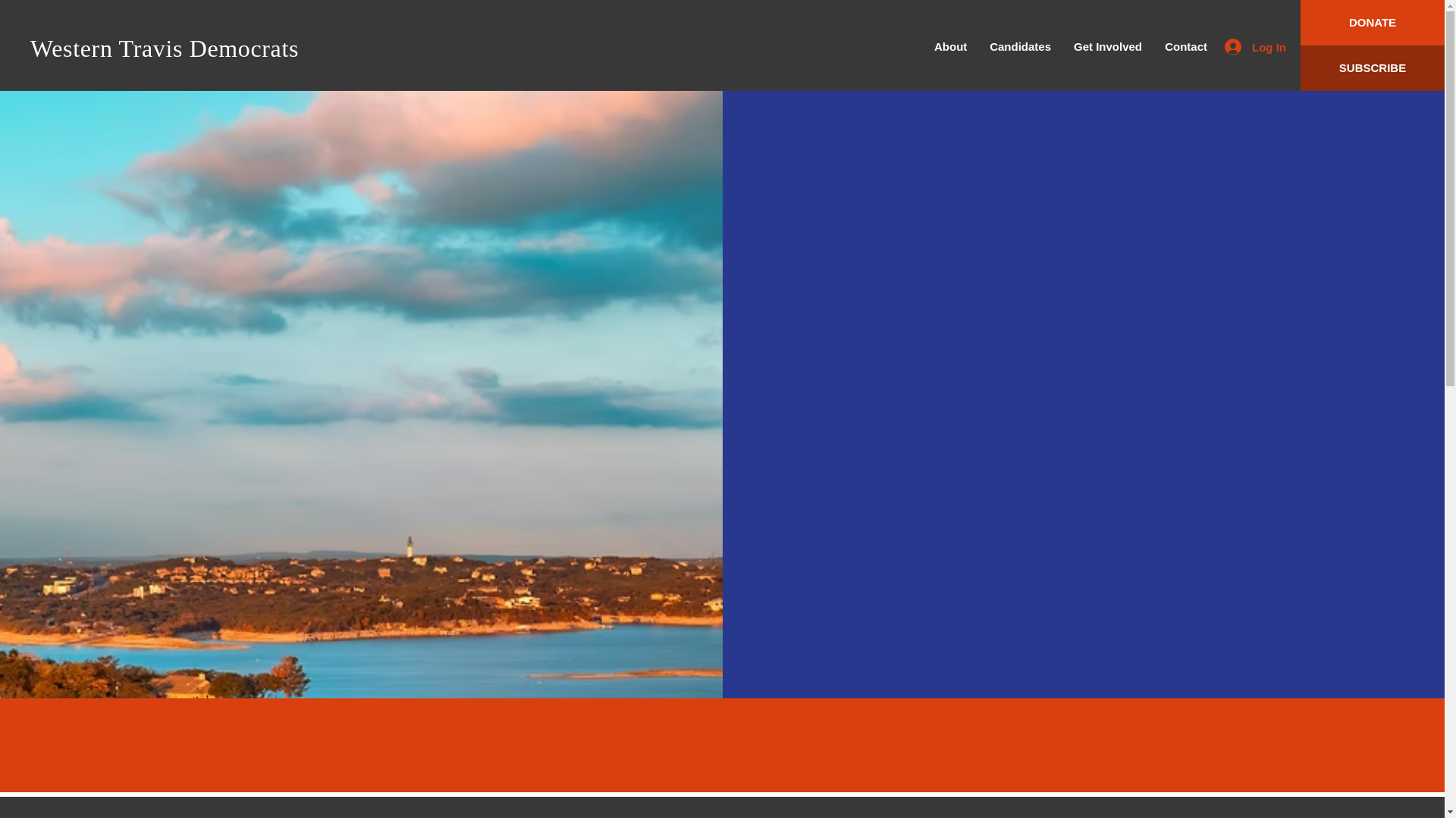 website screenshot of https://westerntravisdemocrats.org/