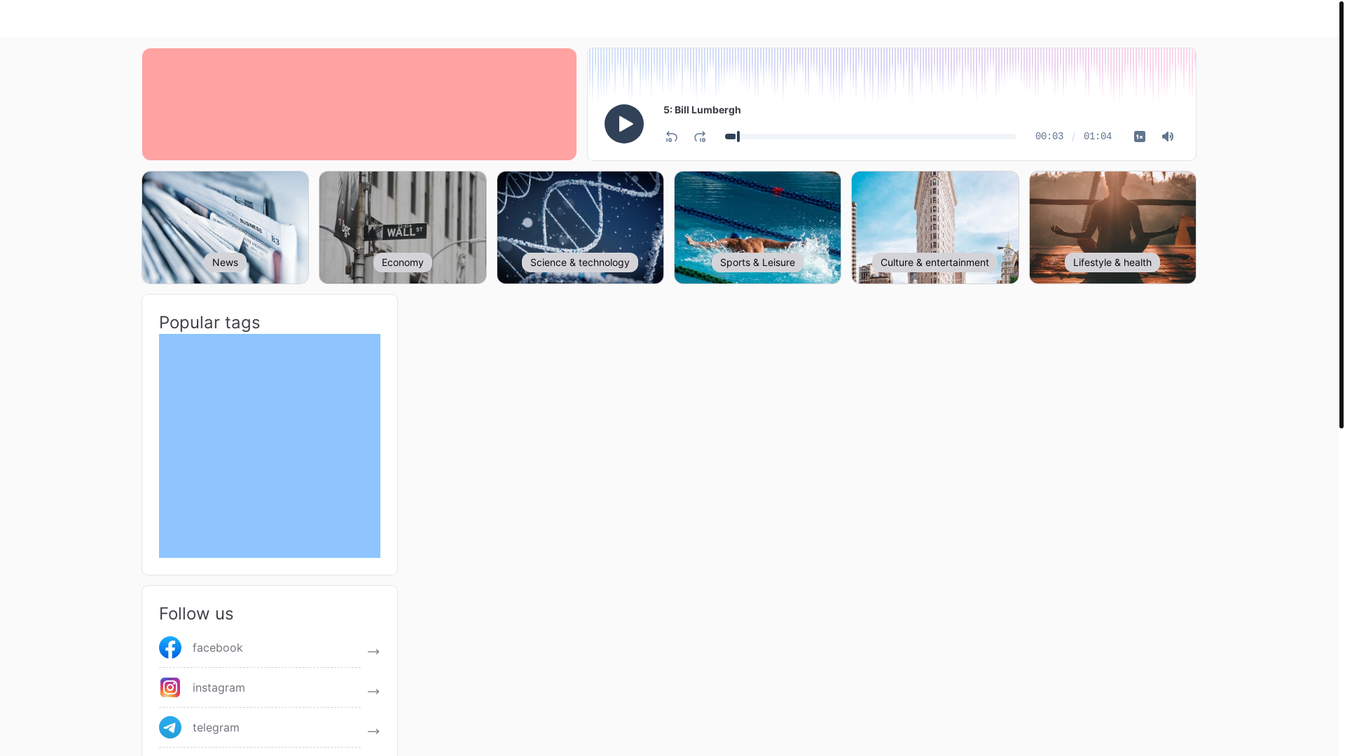 website screenshot of https://dailyintel.io/