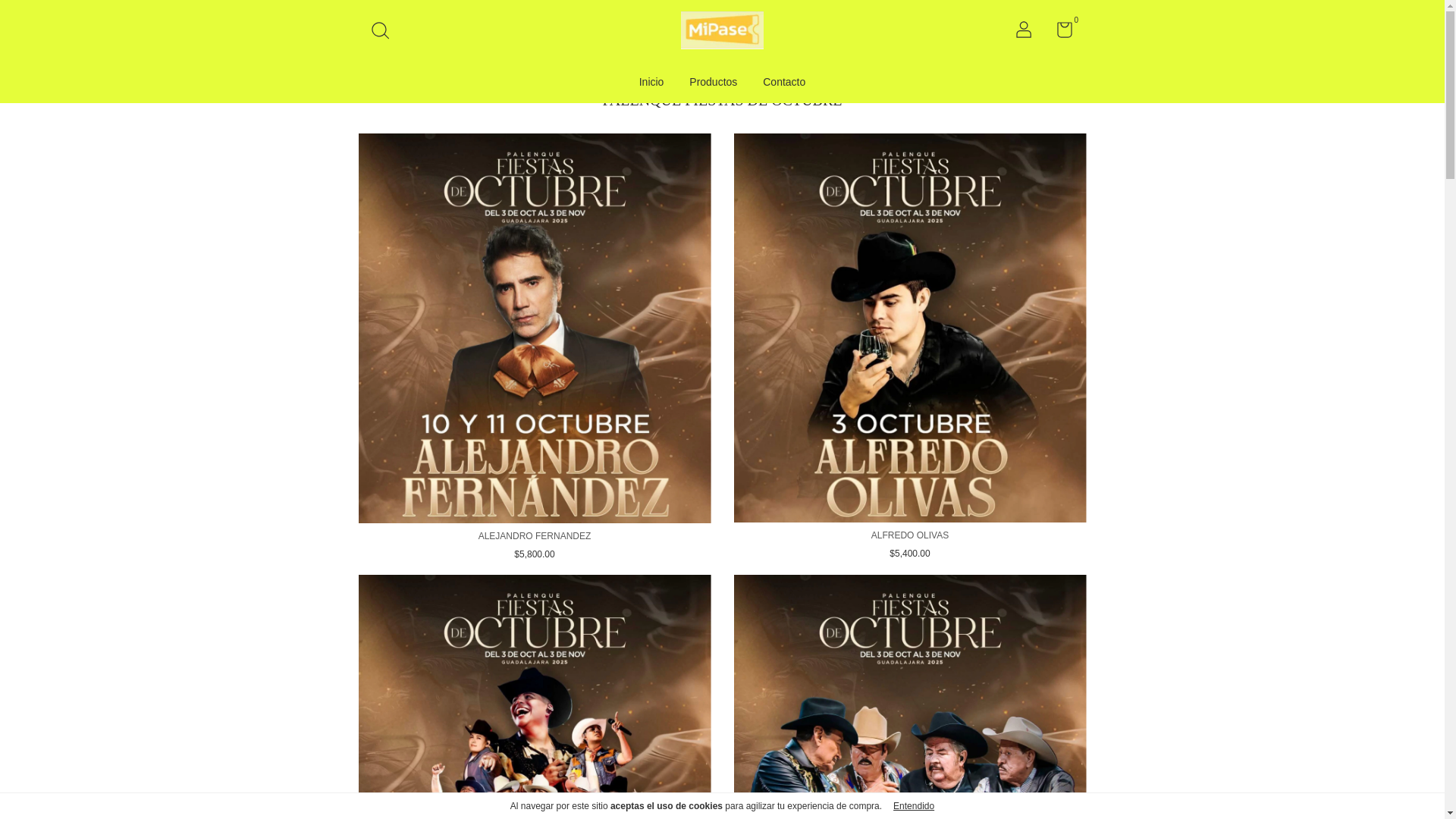 website screenshot of https://mipasenet.com/