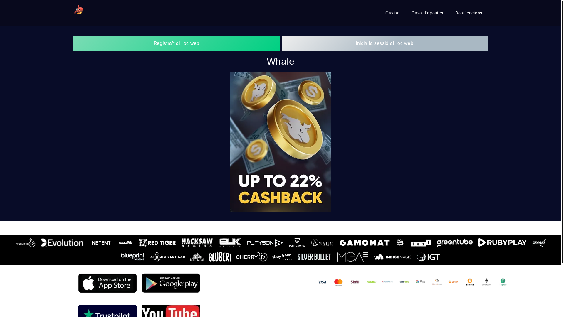 website screenshot of https://whale-ad.org/