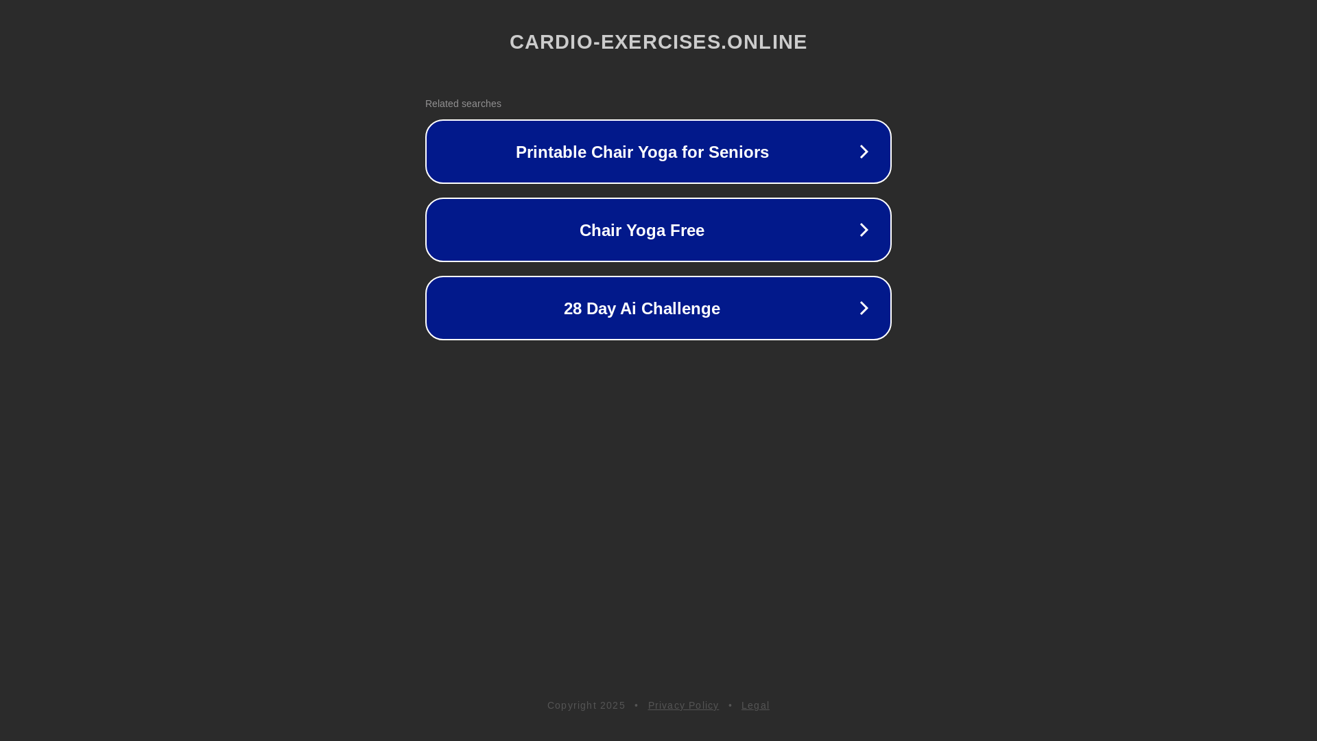website screenshot of https://cardio-exercises.online/