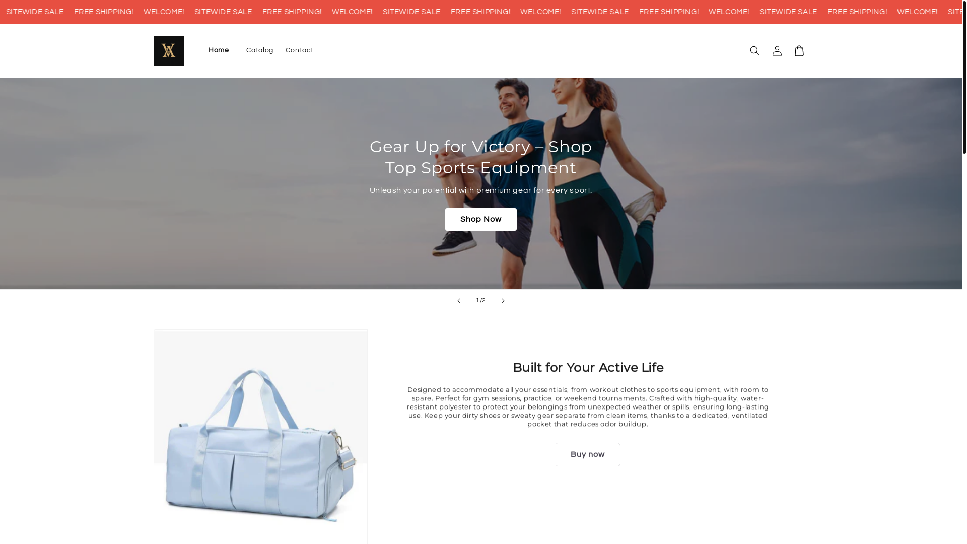 website screenshot of https://veloathletica.shop/