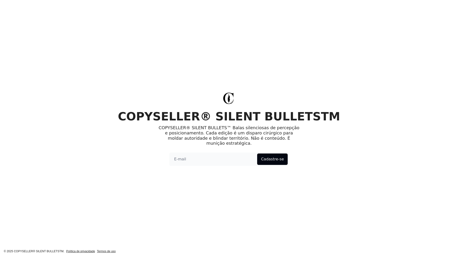 website screenshot of https://copyseller.news/