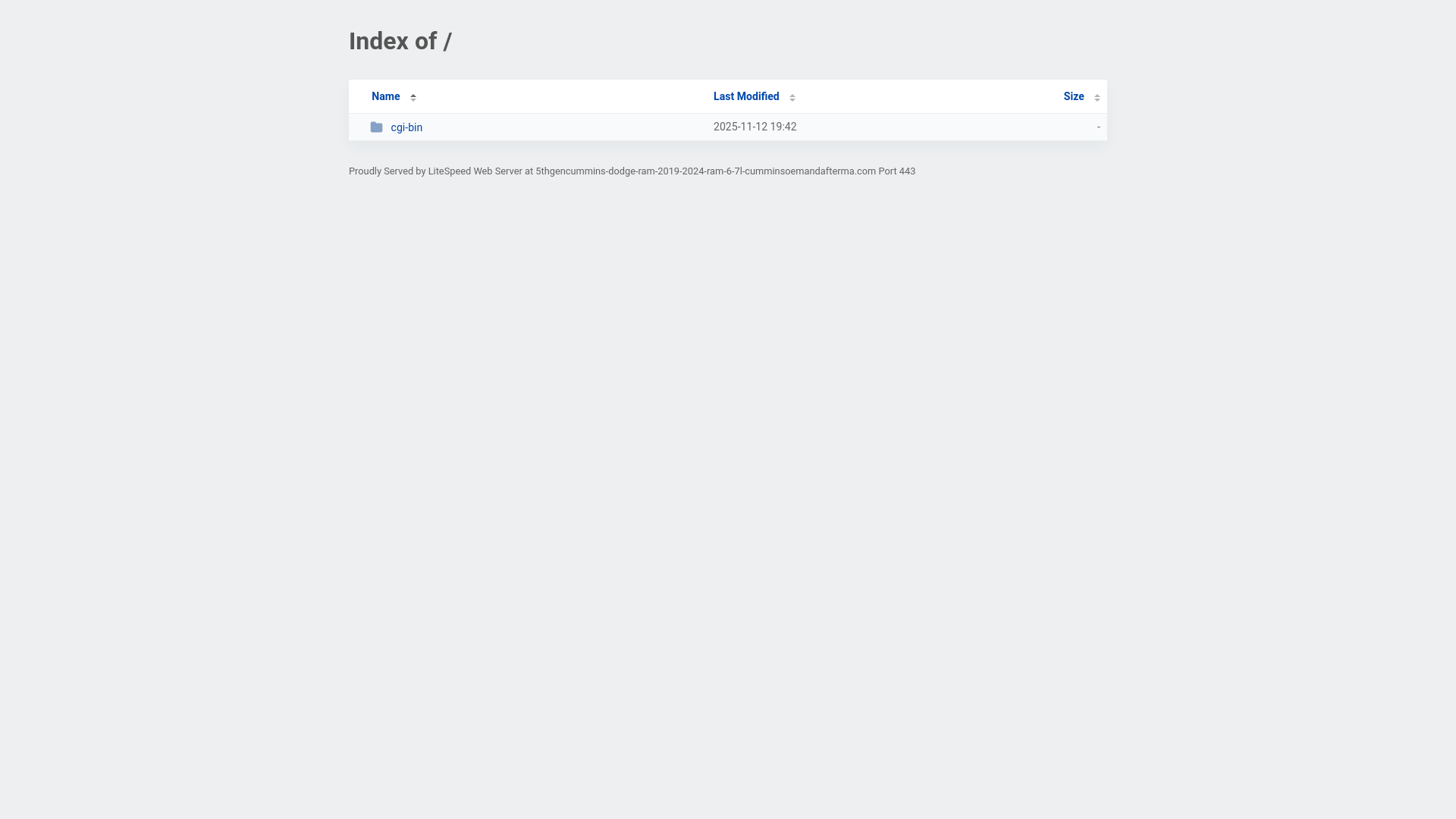 website screenshot of https://5thgencummins-dodge-ram-2019-2024-ram-6-7l-cumminsoemandafterma.com/