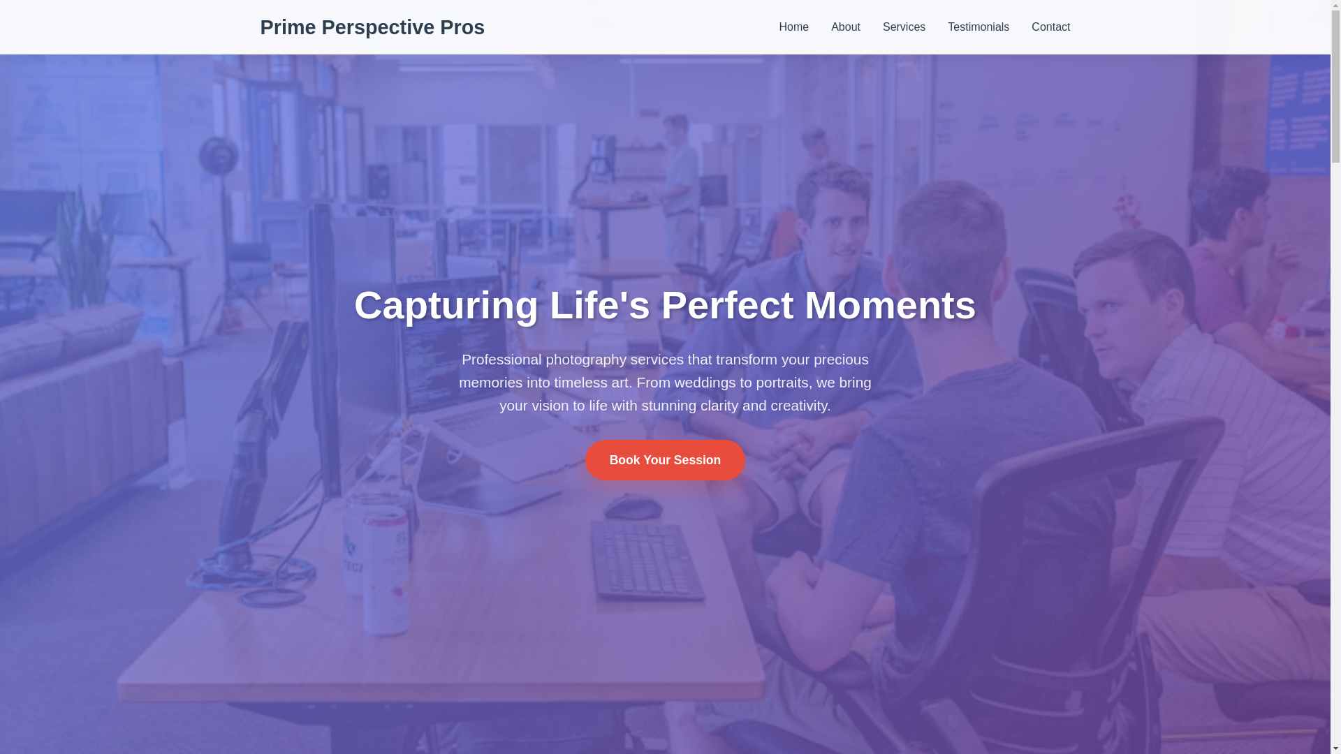 website screenshot of https://primeperspectivepros.digital/
