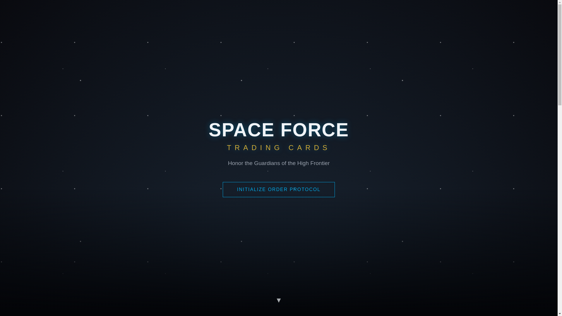 website screenshot of https://space-force-cards.pages.dev/