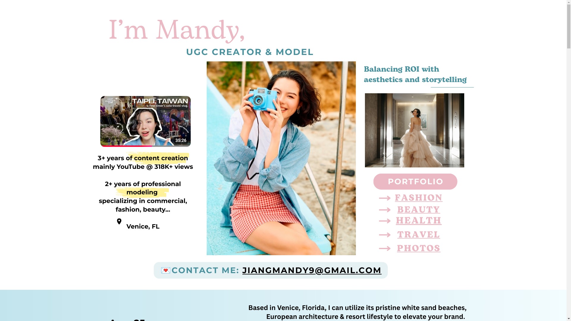 website screenshot of https://mandyugc.com/
