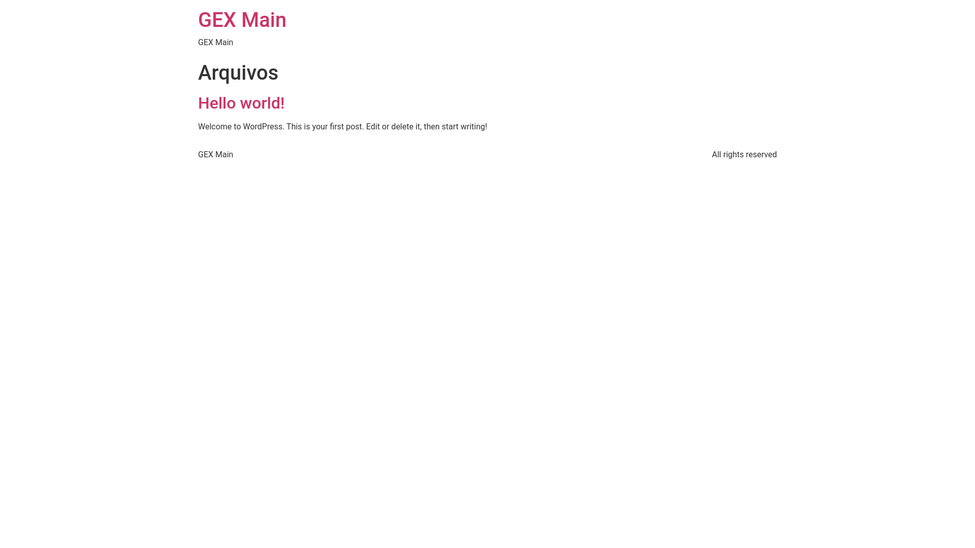 website screenshot of https://gexmain.com/