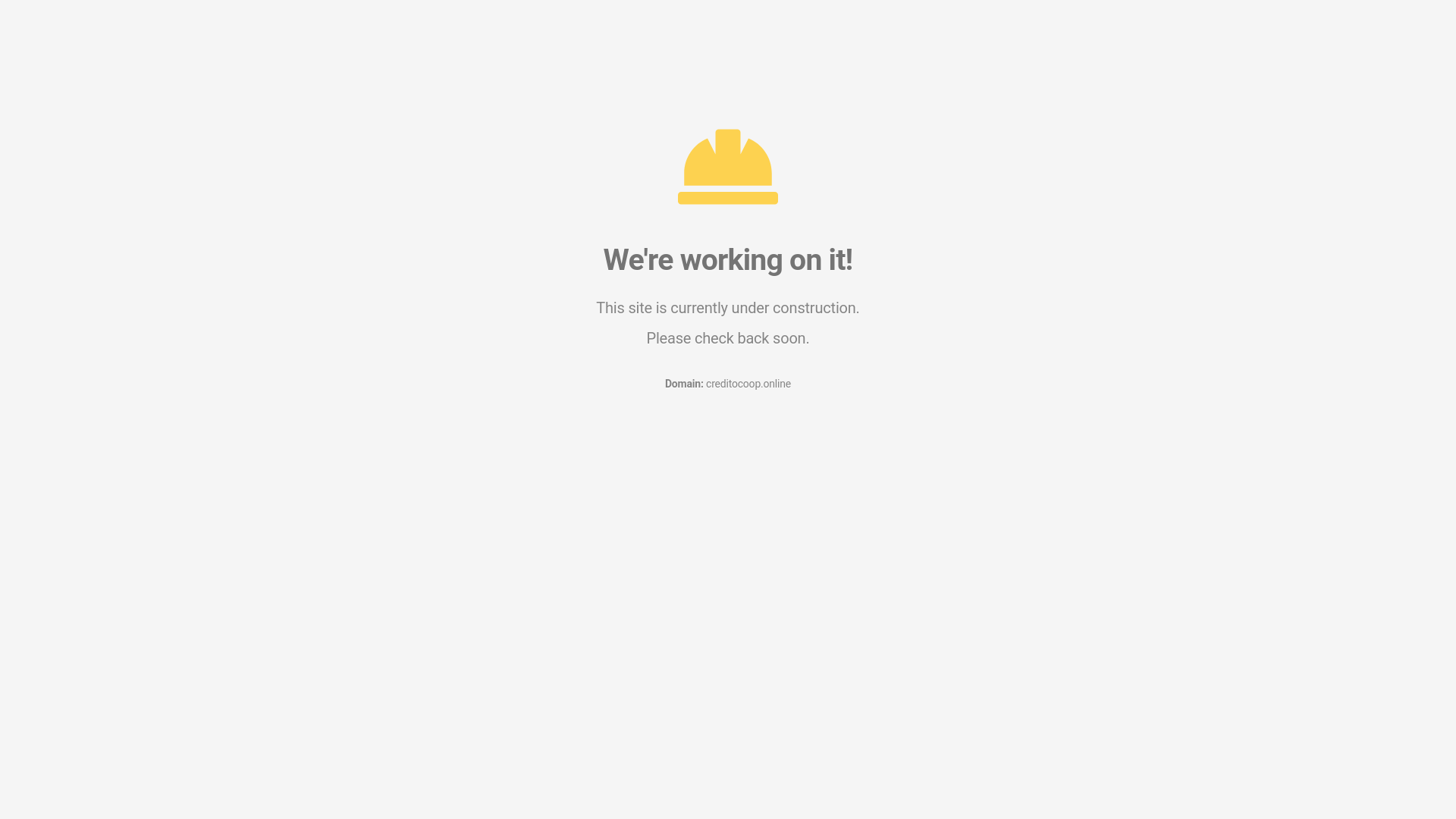 website screenshot of https://creditocoop.online/