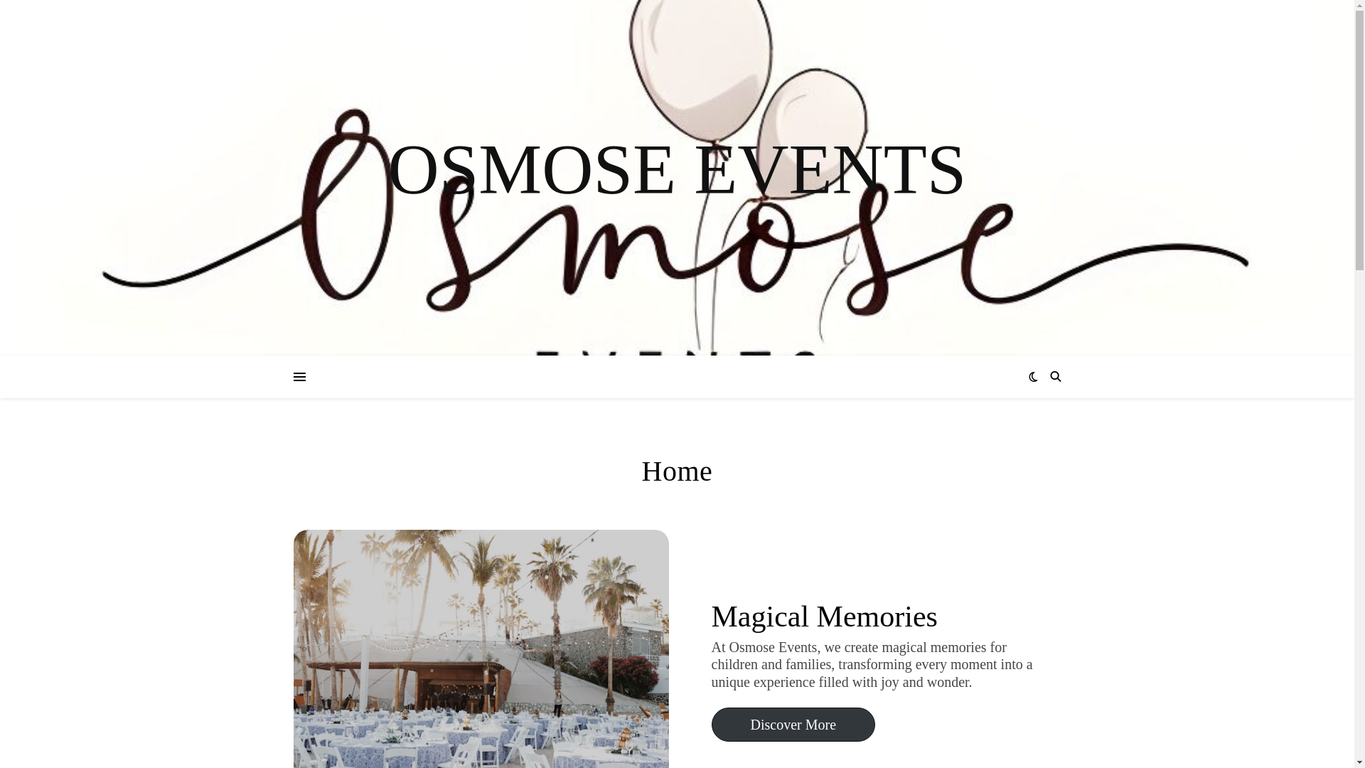 website screenshot of https://osmoseevents.fr/