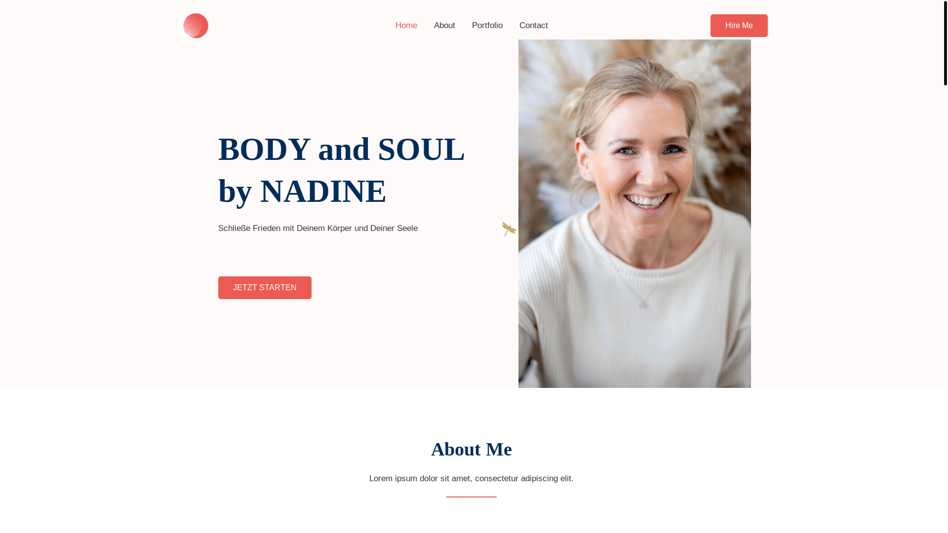 website screenshot of https://ernaehrungscoach-bodyandsoul.de/