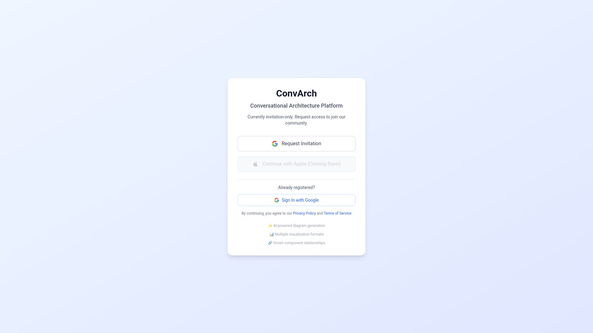 website screenshot of https://convarch.xyz/