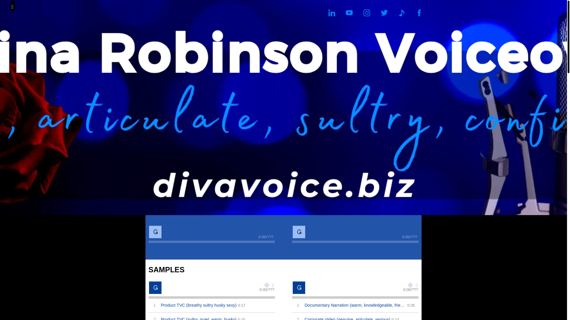 website screenshot of https://voxbydavina.com/