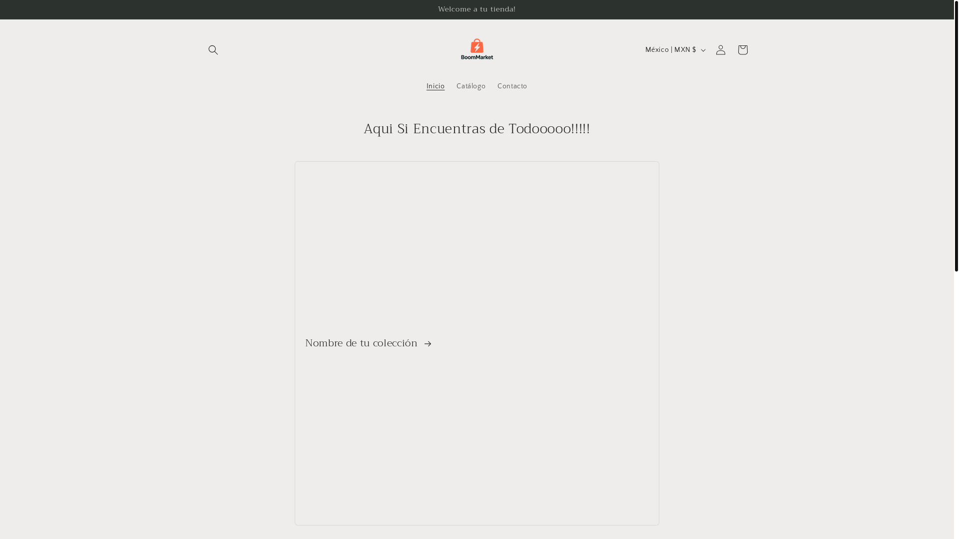 website screenshot of https://boommarket.com.mx/