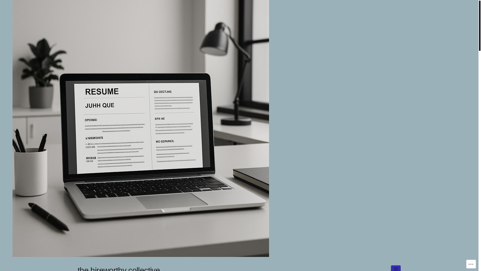 website screenshot of https://hireworthycollective.com/