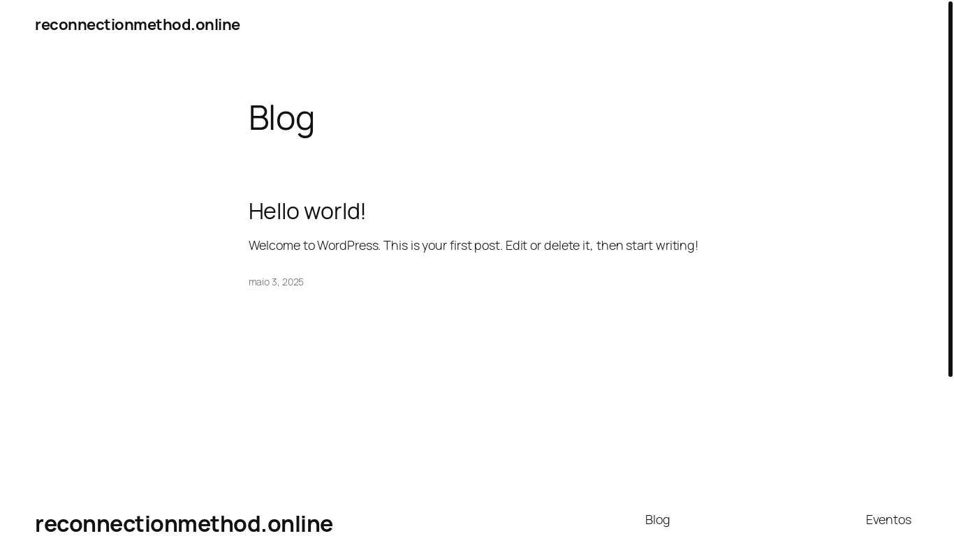 website screenshot of https://reconnectionmethod.online/