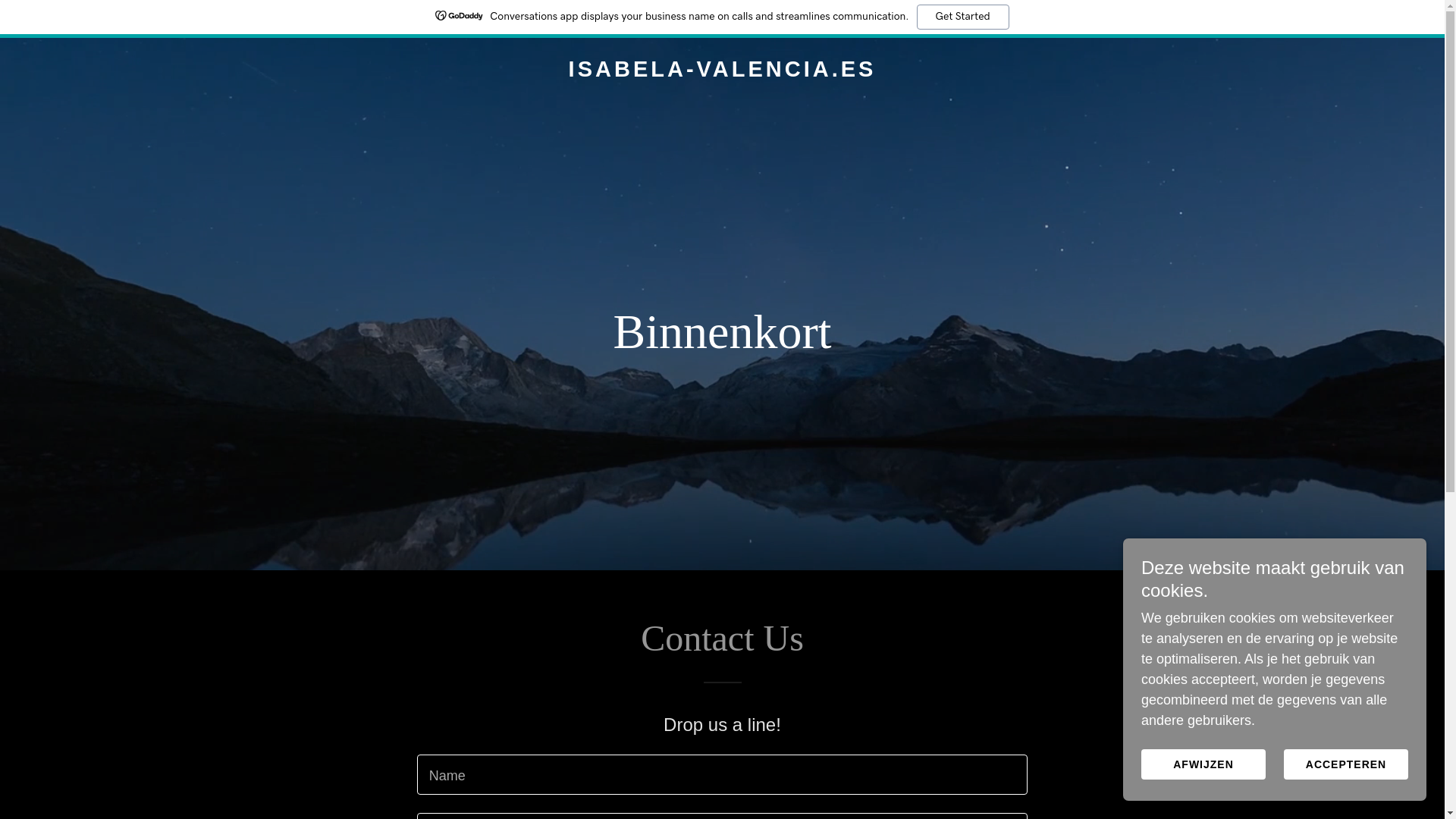 website screenshot of https://isabela-valencia.es/