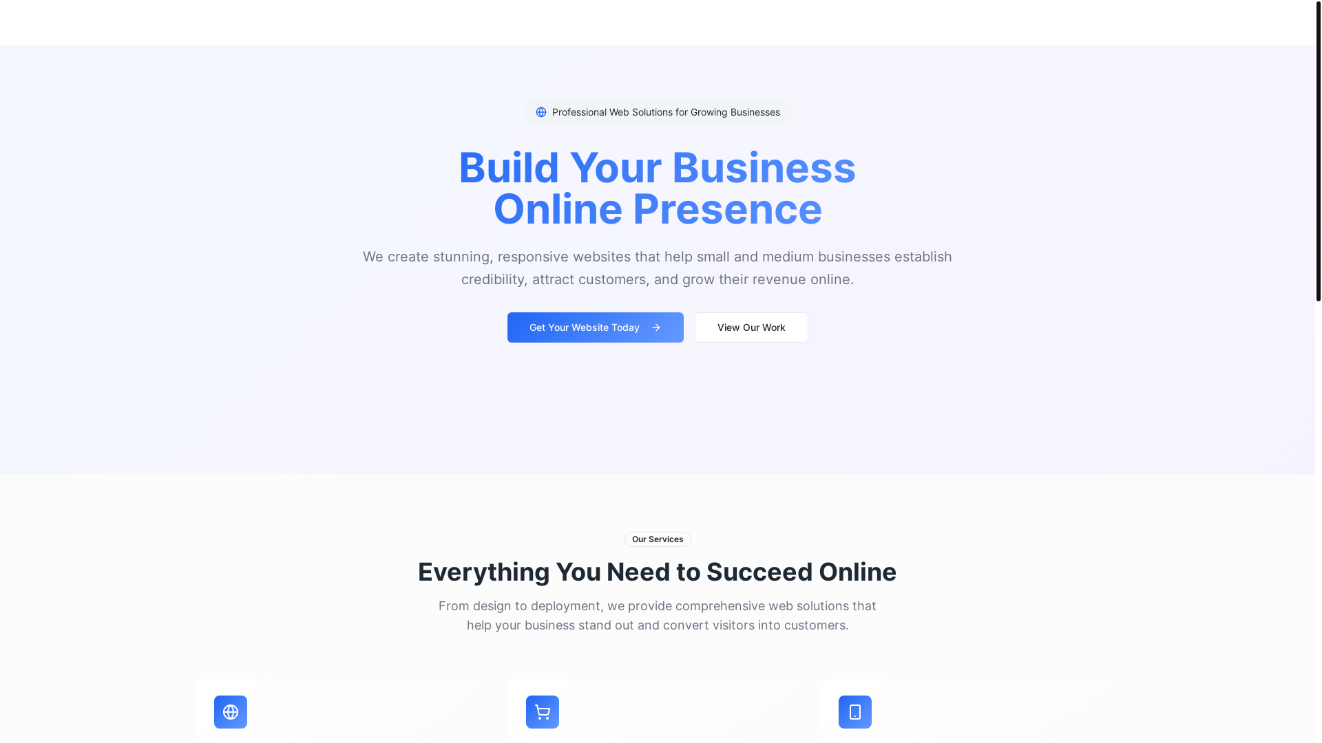 website screenshot of https://yazotech.pages.dev/