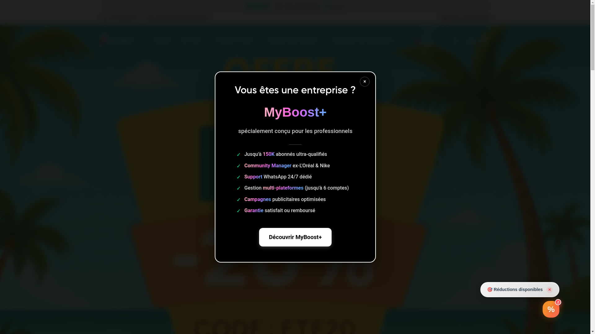 website screenshot of https://myboost.company/