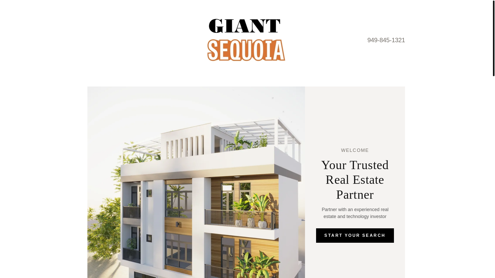 website screenshot of https://sequoiagiant.com/