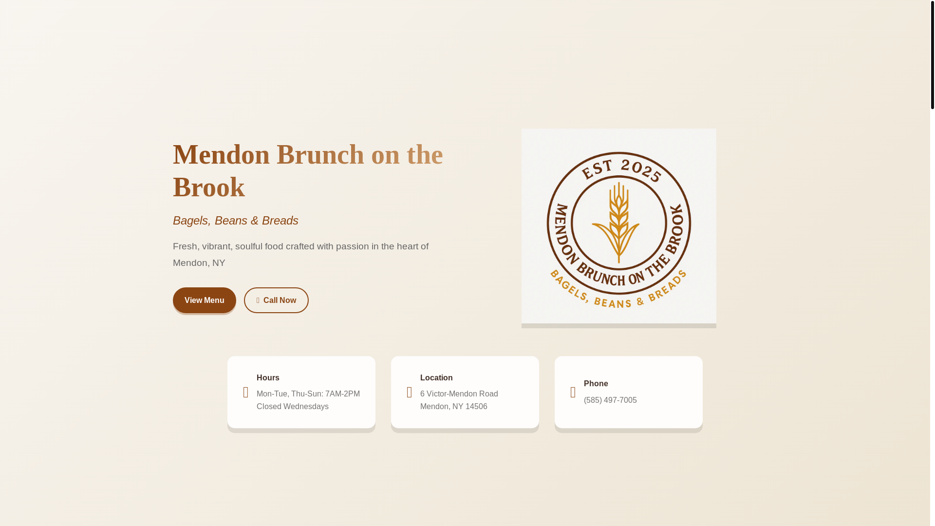 website screenshot of https://mendononthebrook.com/