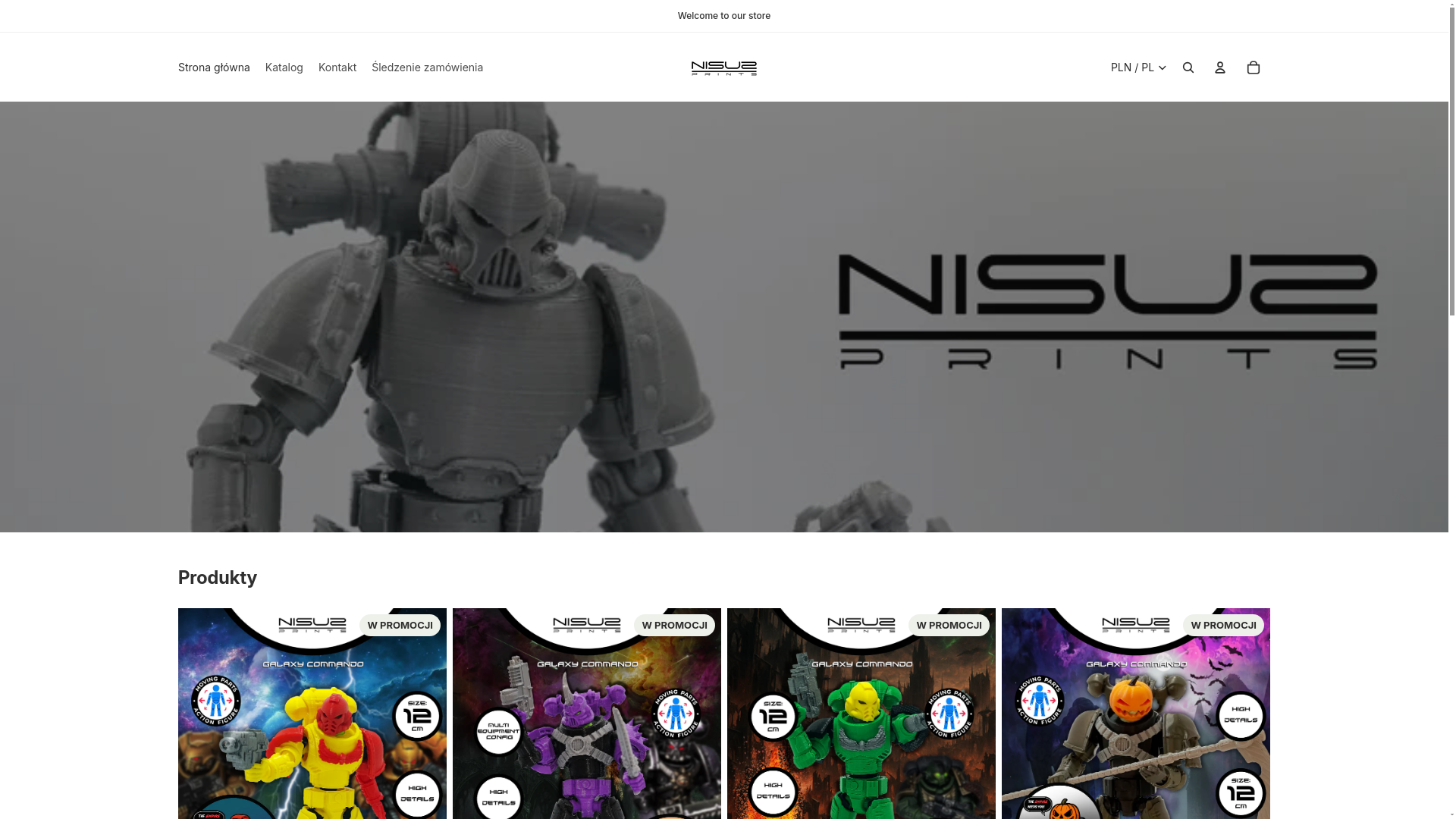 website screenshot of https://nisuzprints.com/