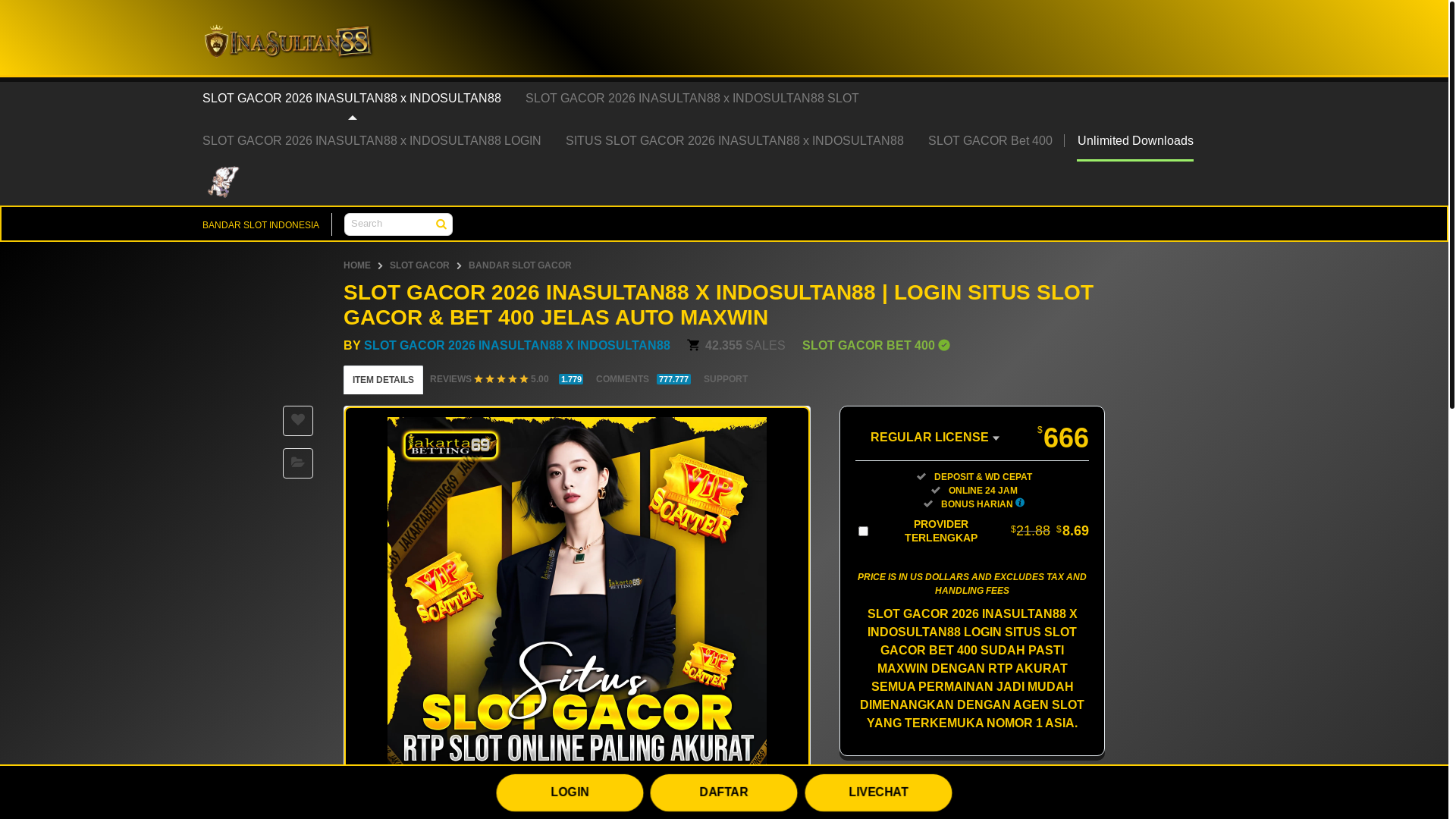 website screenshot of https://inasultan88-indosultan88-2026.pages.dev/