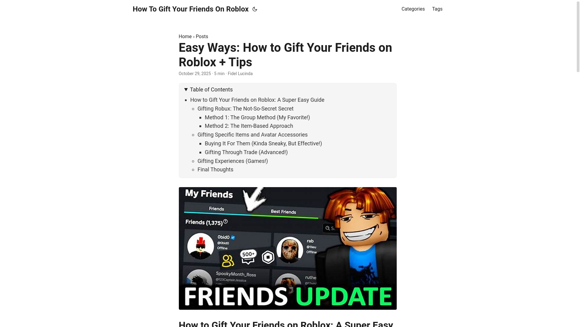 website screenshot of https://how-to-gift-your-friends-on-roblox.pages.dev/
