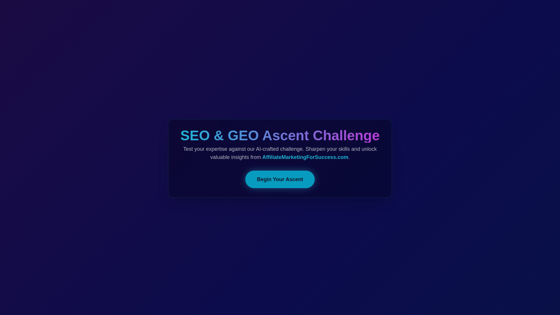 website screenshot of https://seo-geo-challenge.pages.dev/