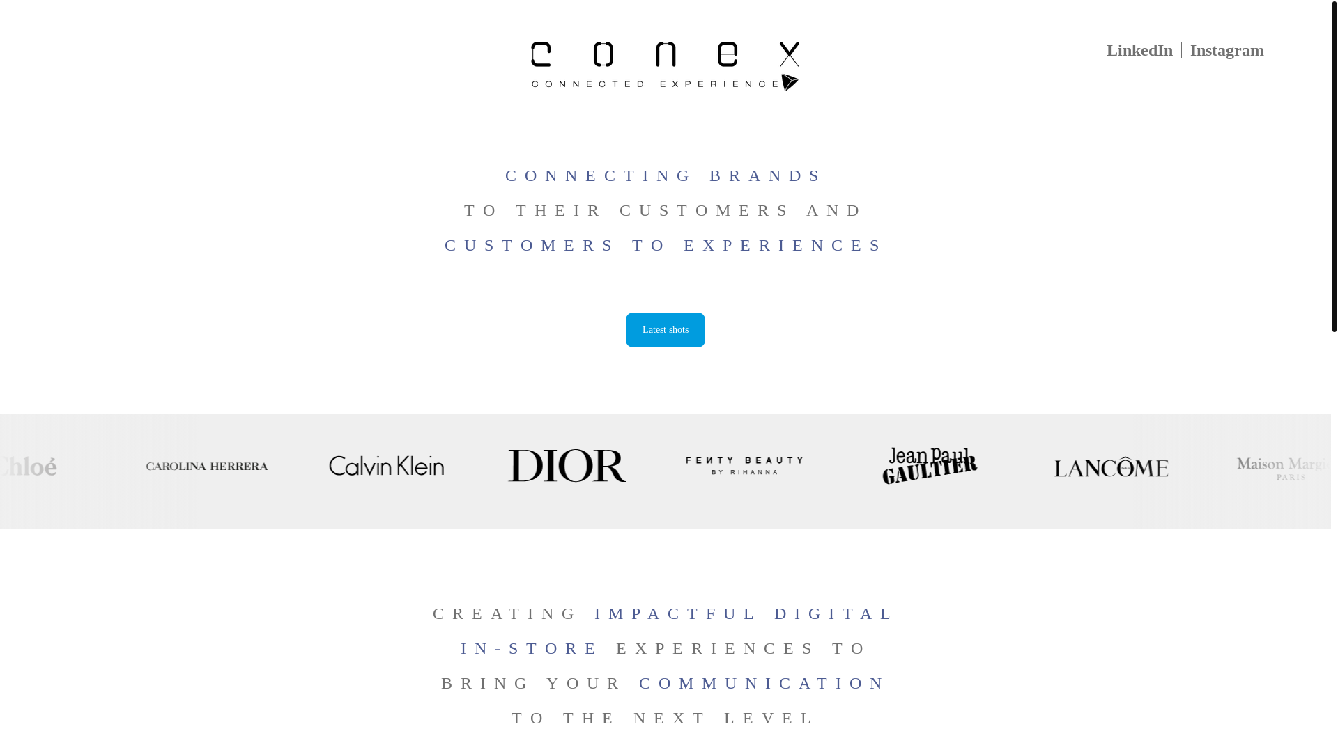 website screenshot of https://conexsolution.pro/
