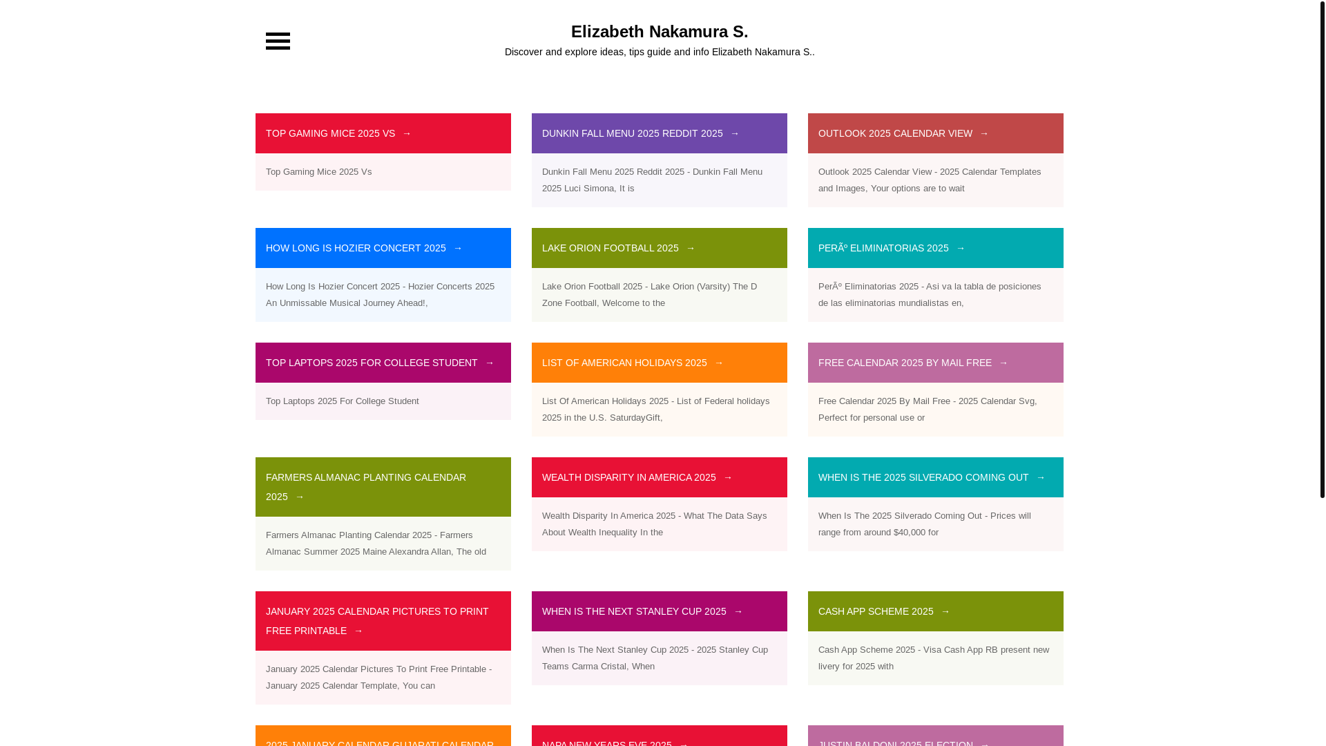 website screenshot of https://elizabethnakamuras.pages.dev/