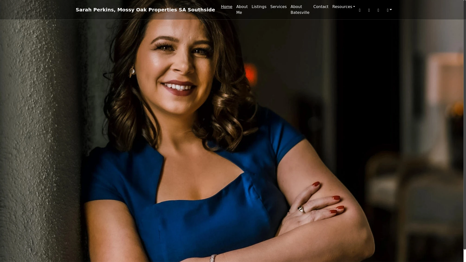 website screenshot of https://batesvillerealtor.pages.dev/