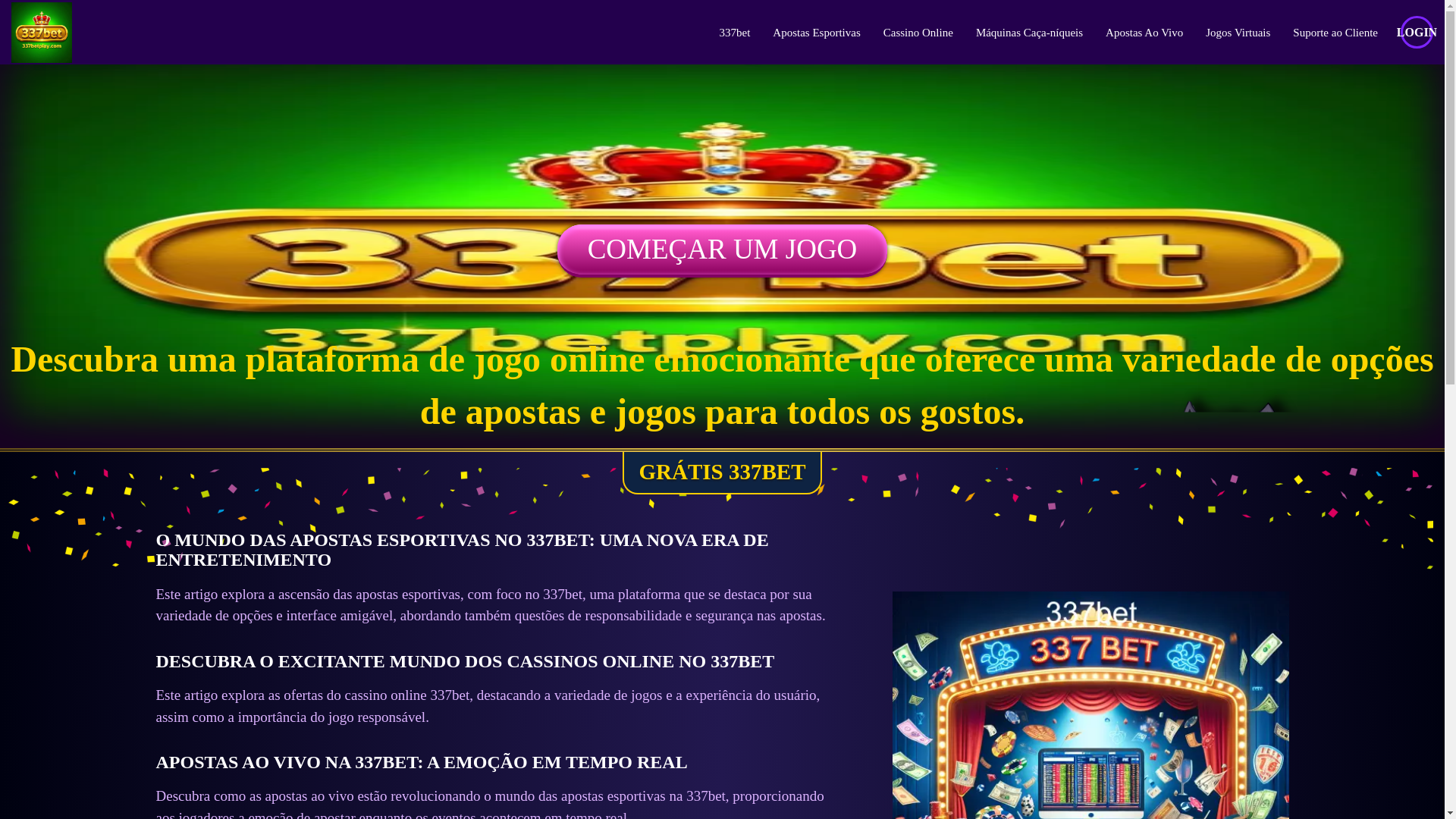 website screenshot of https://337betplay.com/