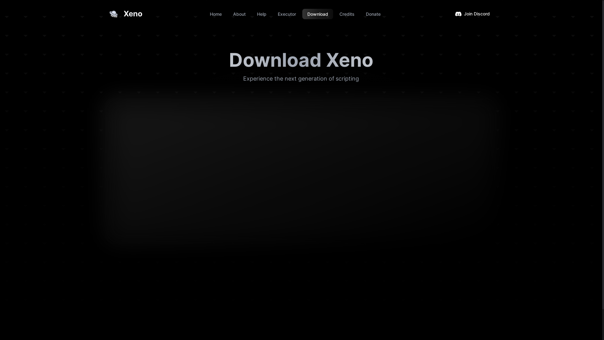 website screenshot of https://www.xeno.onl/download