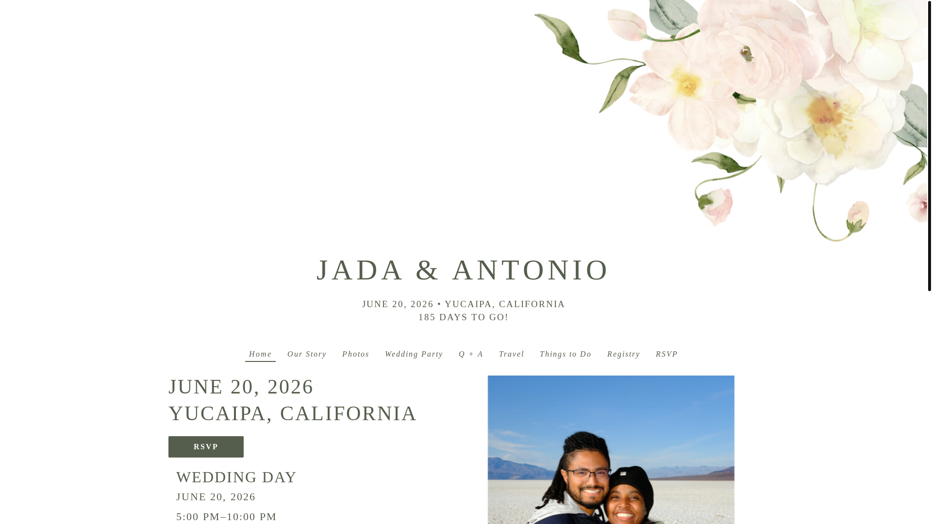 website screenshot of https://antoniojada2026.info/