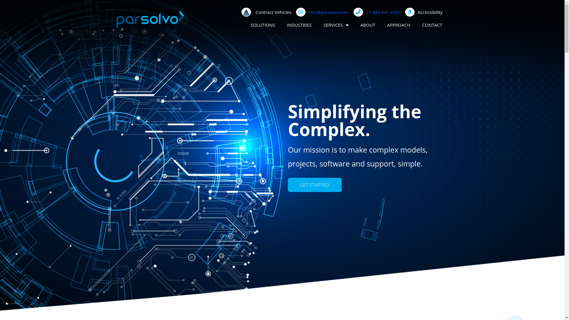 website screenshot of https://parsolvo.com/