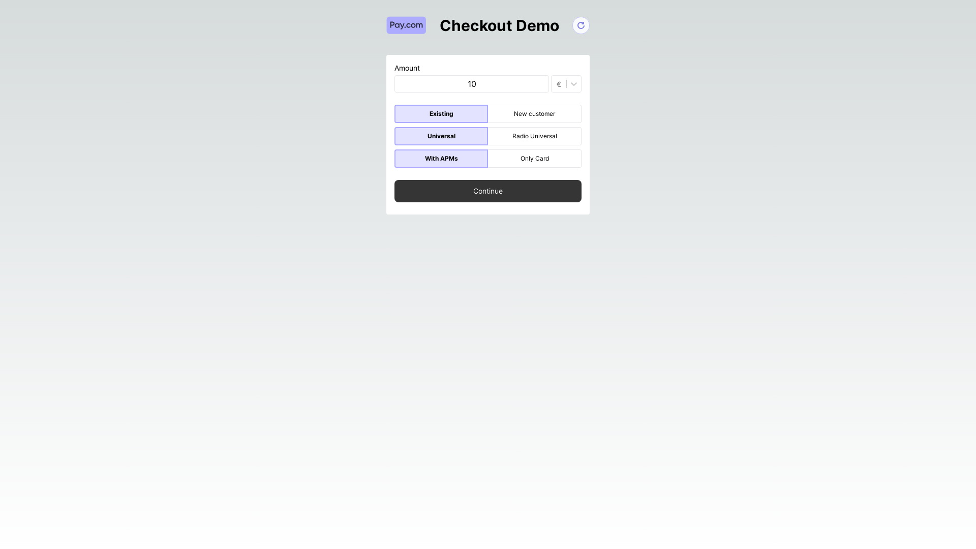 website screenshot of https://cloudflare-demo-merchant-app.pages.dev/