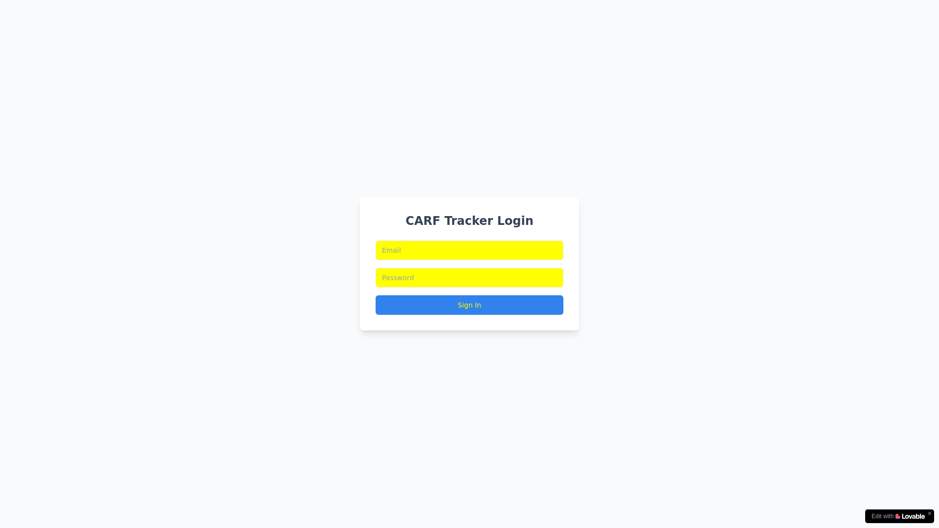 website screenshot of https://carftracker.com/