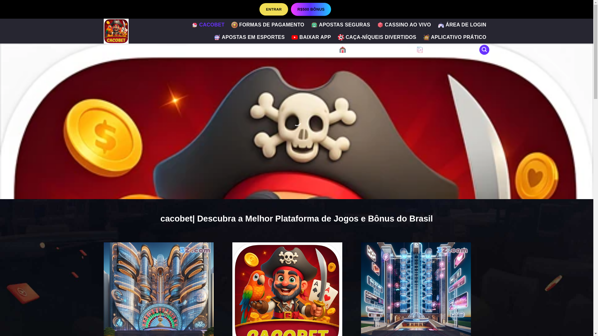 website screenshot of https://cacobetw.com/