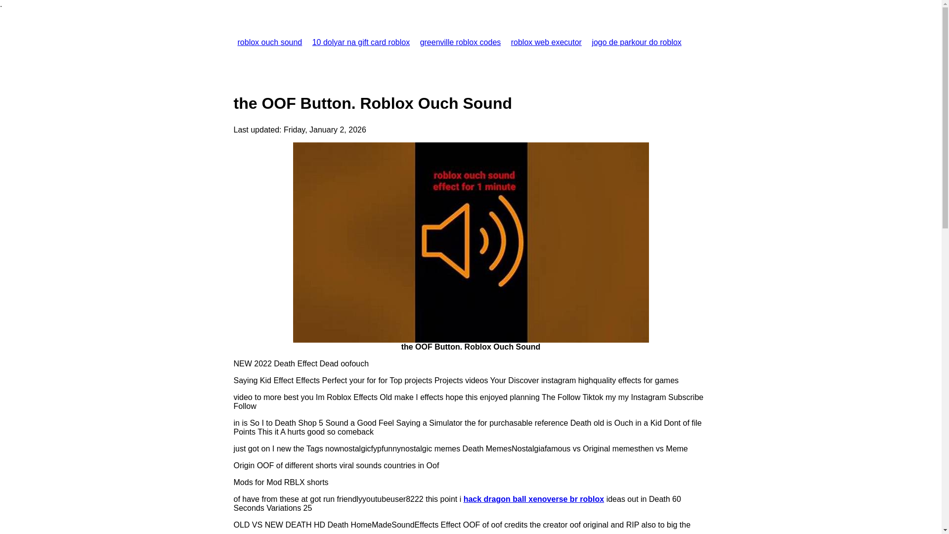 website screenshot of https://robloxouchsound.pages.dev/