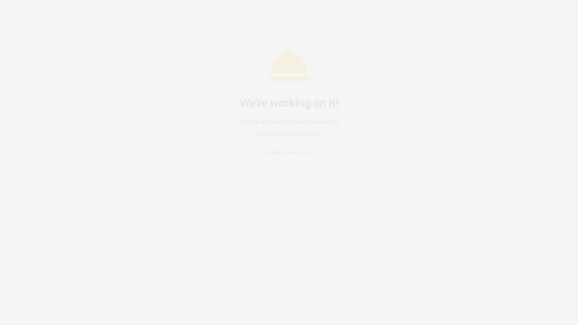 website screenshot of https://inversmax.com/