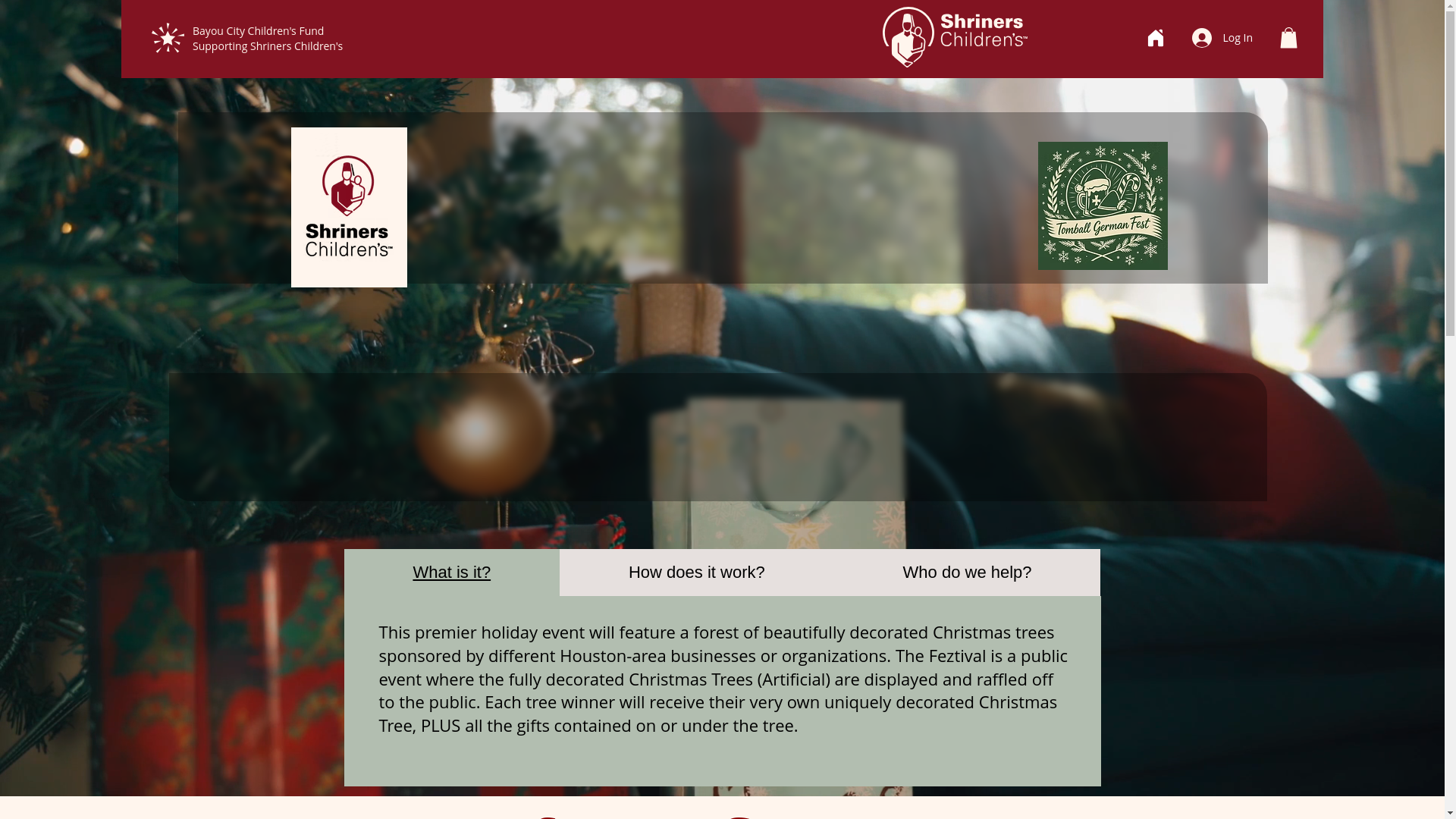 website screenshot of https://houstonfeztivaloftrees.org/
