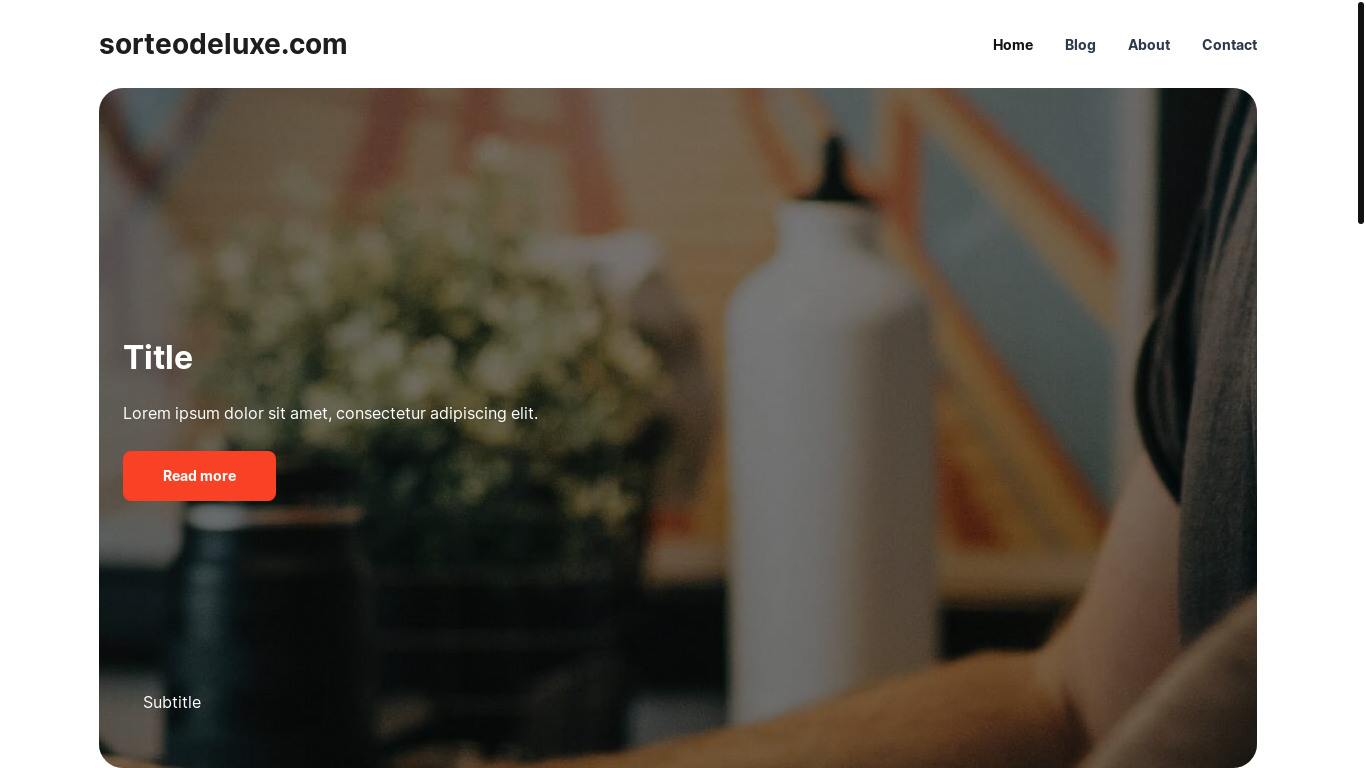 website screenshot of https://sorteodeluxe.com/
