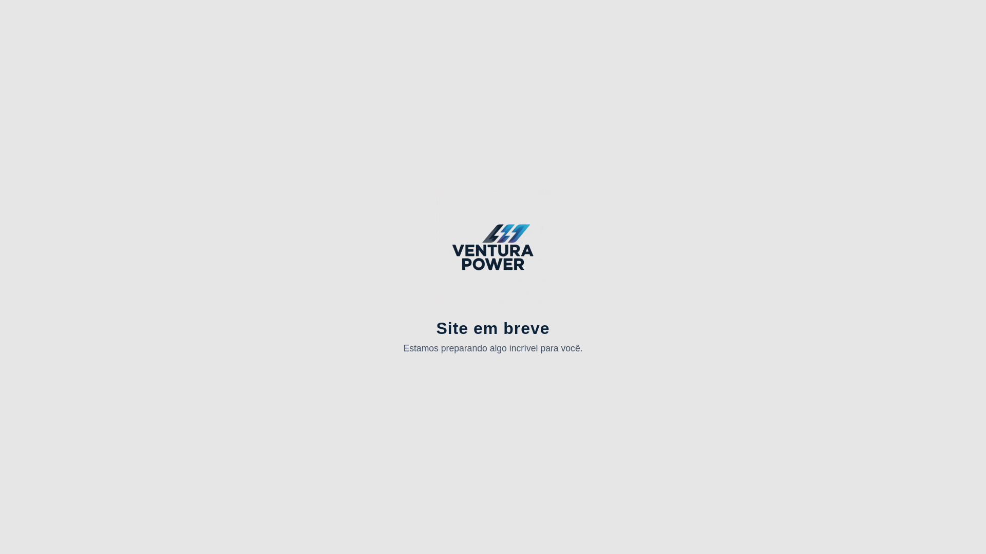 website screenshot of https://venturapower.com.br/